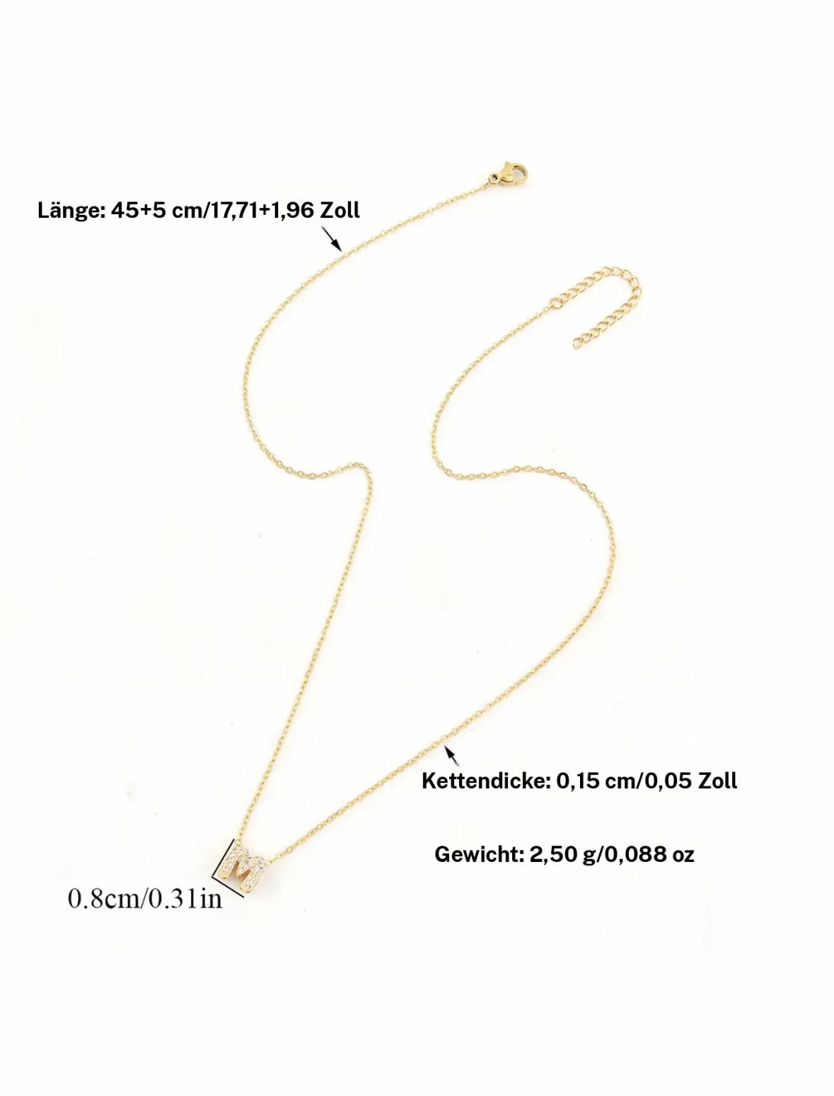 Femora Letter Necklace